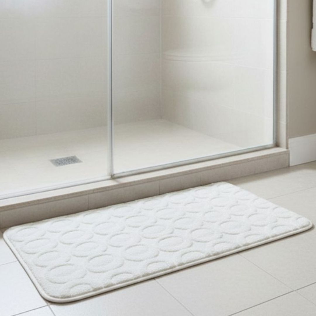 Alfombra de Baño Circle Soft Large Blanca 50x80 cm