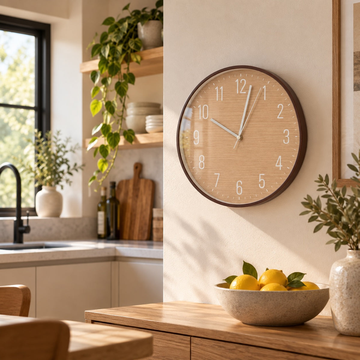 Reloj Contempo Oscuro 30 cm