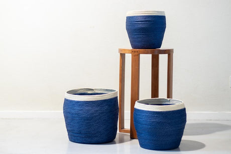 Canasto Seagrass Grande Blue