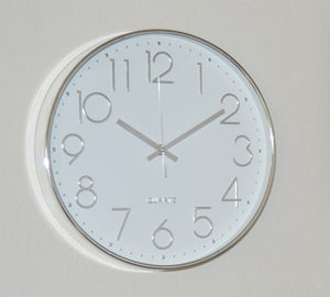 Reloj Plata 35 cm