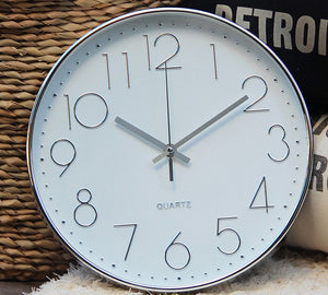 Reloj Plata 35 cm