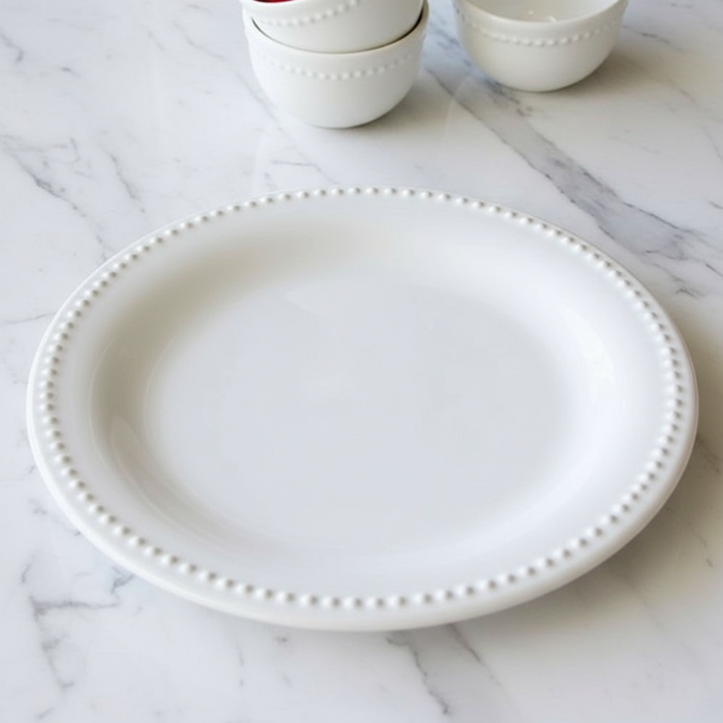 Plato Playo Queen Blanco