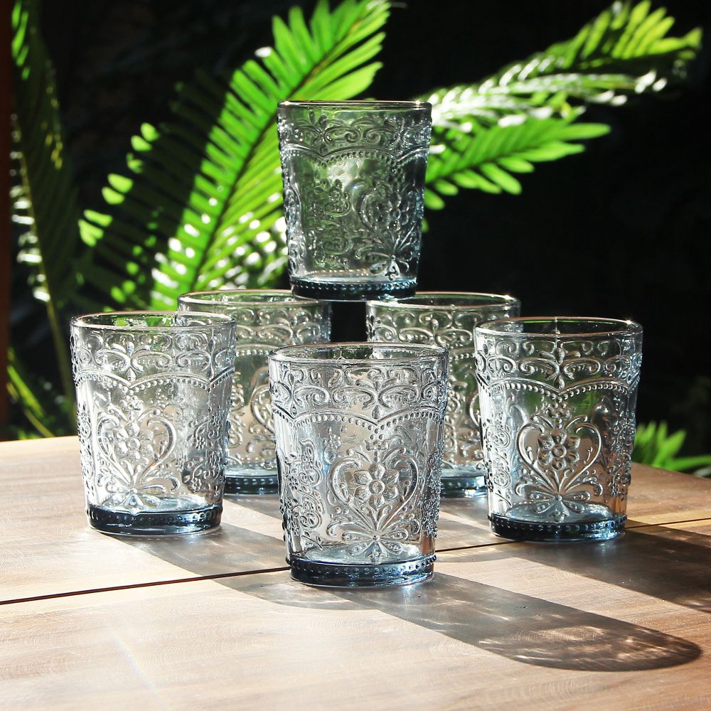 Juego de 6 Vasos Hampton Blue