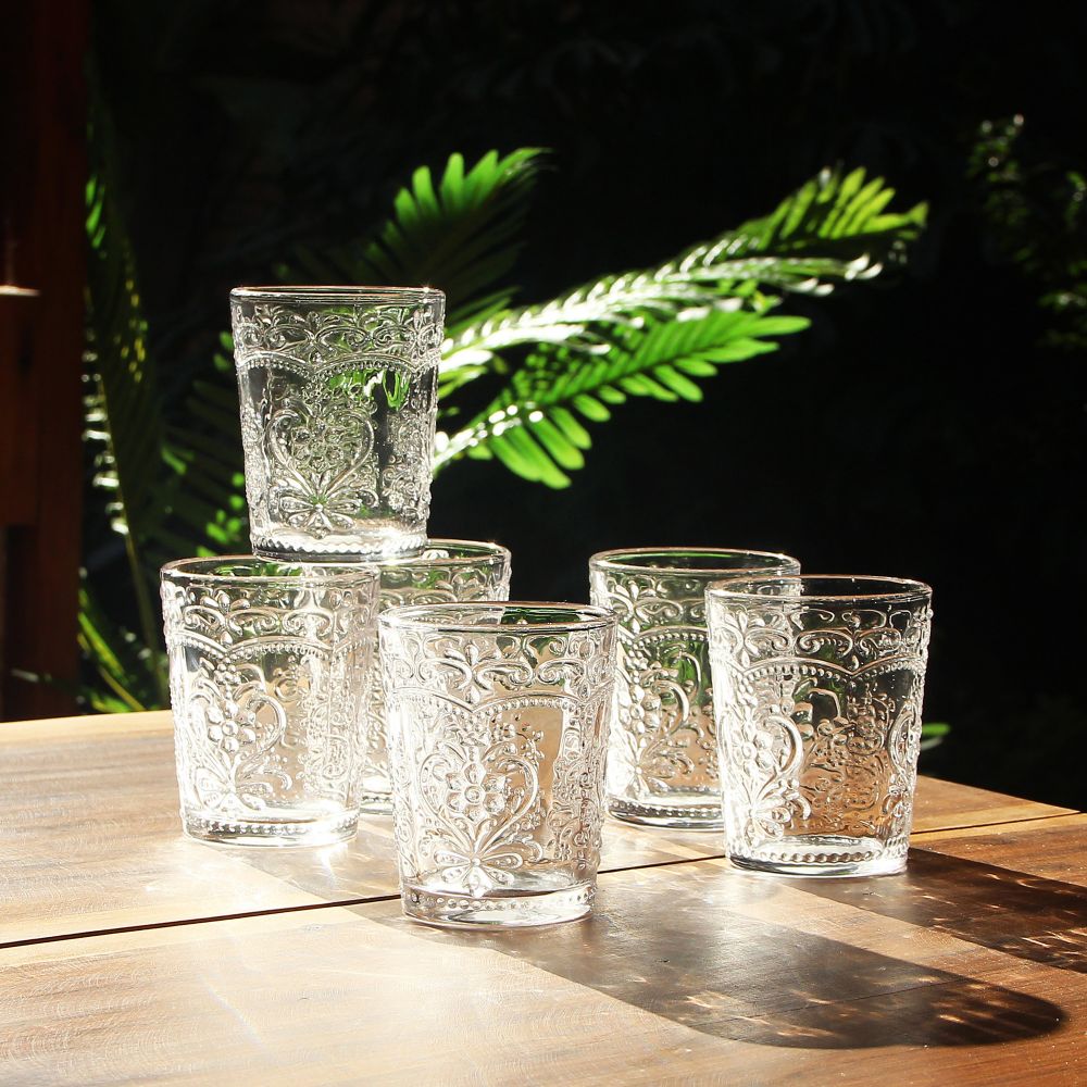 Juego de 6 Vasos Hampton Transparente