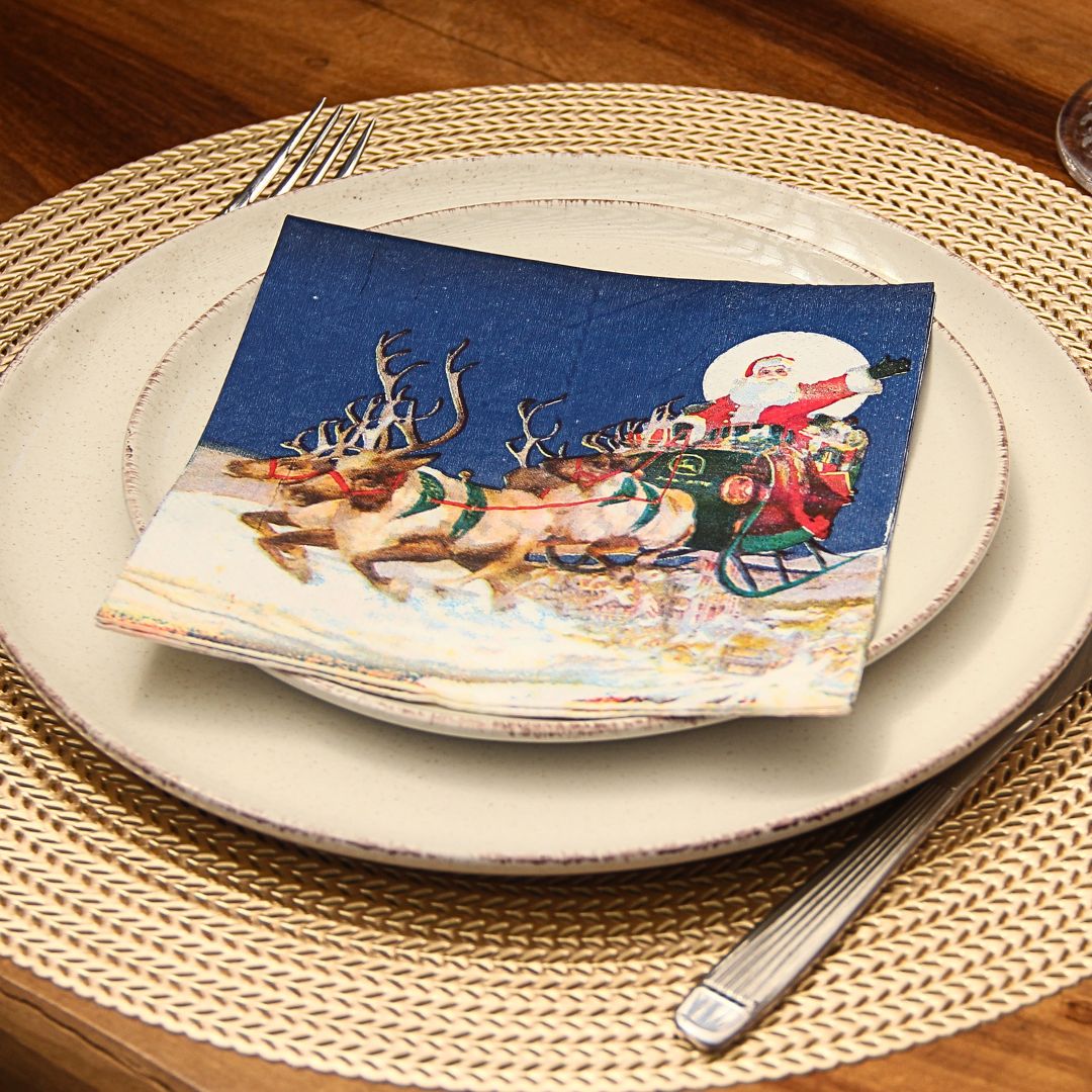 Paquete de Servilletas Paseo Navideño