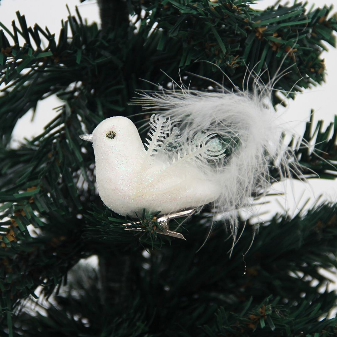 Glitter White Bird