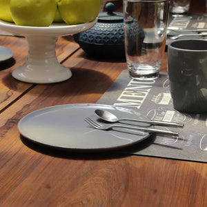 Juego 12 Piezas Positano Grey Playos/Postre
