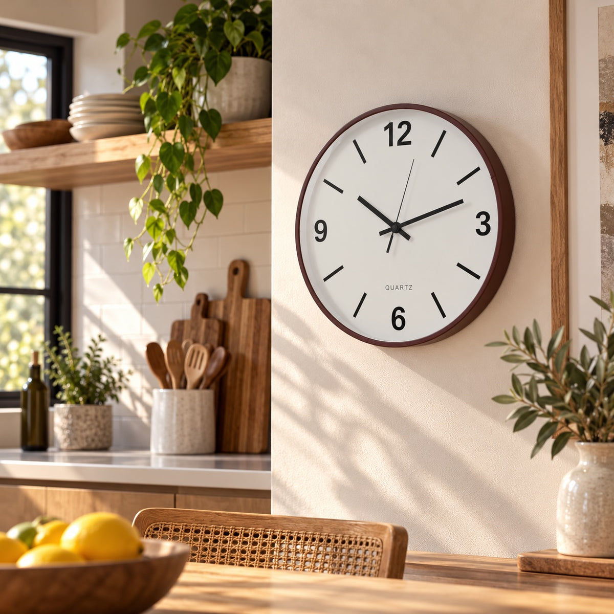 Reloj Pure Oscuro 30 cm