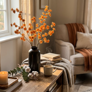 Autumn Orange Branch 108 cm