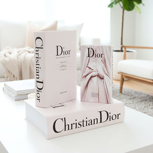 Set x 3 Cajas Libro Dior Blanc