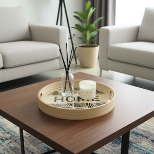 Bandeja Chica Leaf Negra