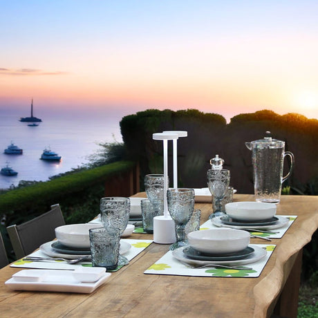 Pack 6 Platos Postre Positano Green