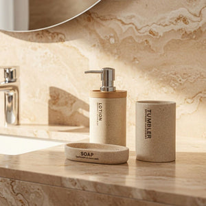 Set de Baño Mira Bamboo x 3 Piezas