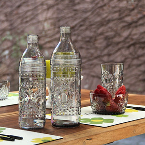 Pack Botella 1L + 4 Vasos Altos Imperial Smoky