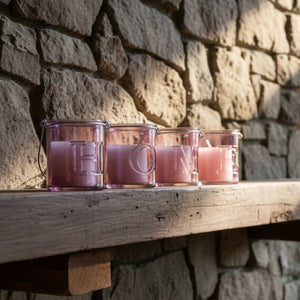 Porta Velas x 4 HOME Violeta
