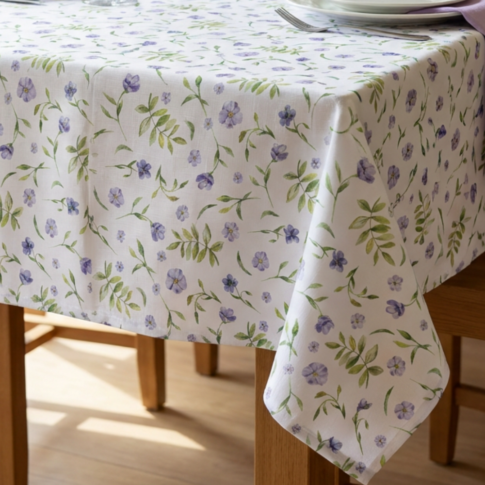 Mantel Violetas Silvestres 1,52 x 3 mts