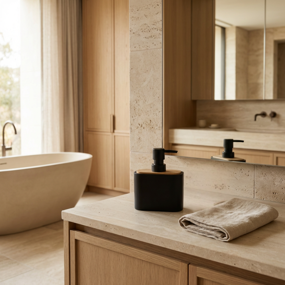 Dispenser de Jabón Halo Negro