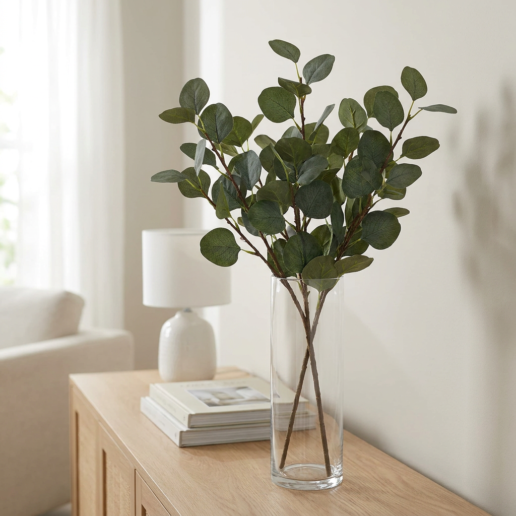 Eucalyptus Round Leaf Branch 80 cm