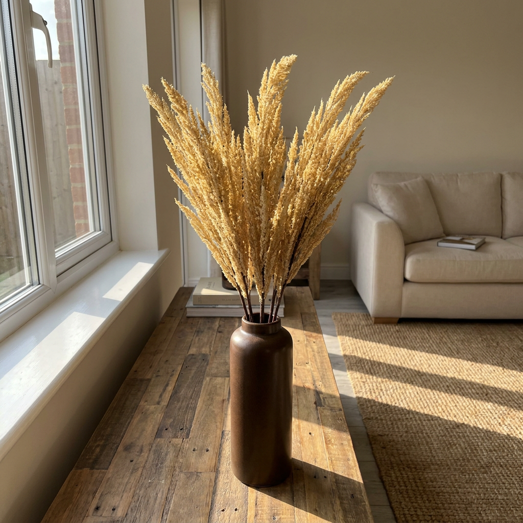 Wheat Plume Stem 88 cm