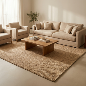Alfombra de Yute Bucle 200 x 300 cm