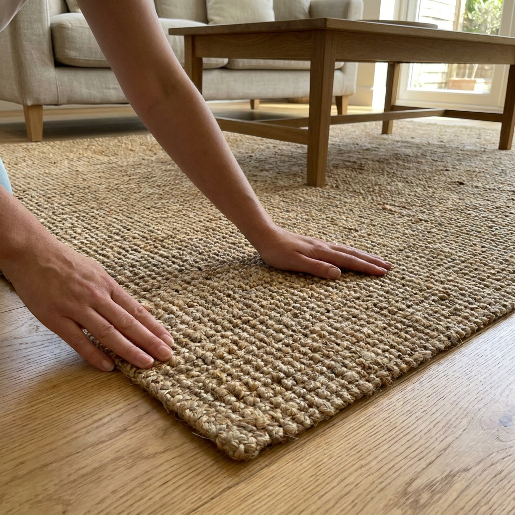 Alfombra de Yute Bucle 120 x 180 cm