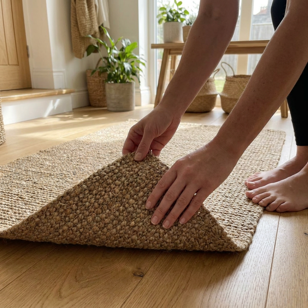 Alfombra de Yute Bucle 60 x 100 cm