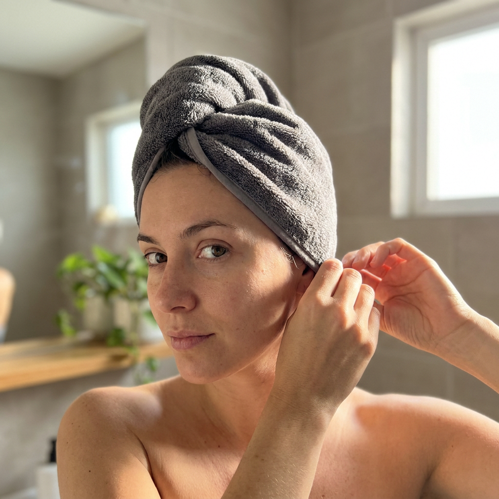 Turbante Quick Dry Gris