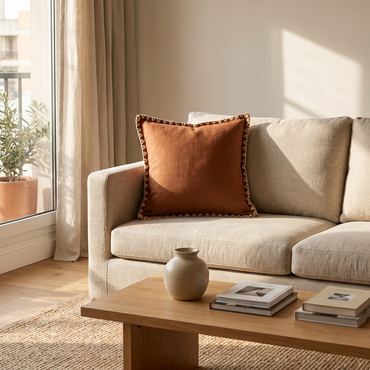 Almohadón Sena Brick 50x50 cm
