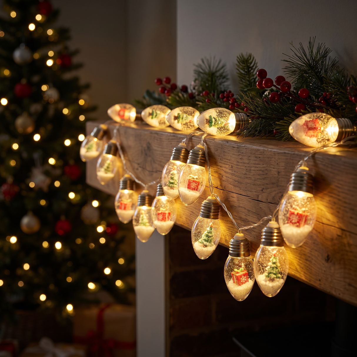 Luces Vintage Christmas (USB)