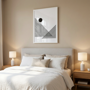 Cuadro Blanco Summit 50×70 cm