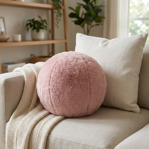 Almohadón Rosa Pompon