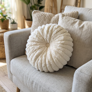Almohadón Rosette Crudo