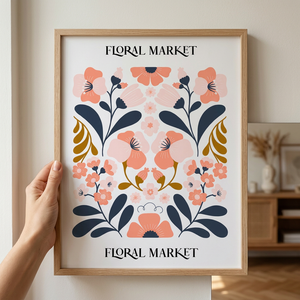 Cuadro Floral Market 30×40 cm