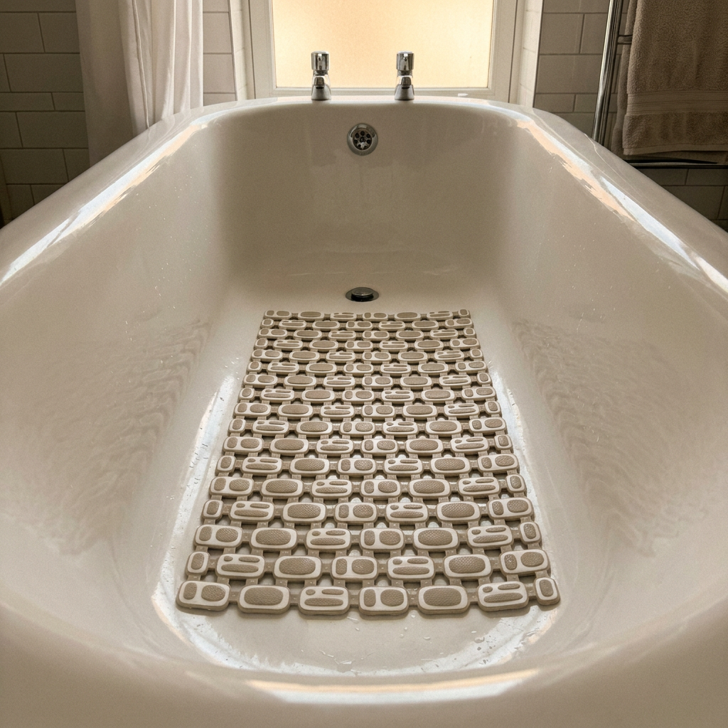 Alfombra Antideslizante Pop Beige (68×37 cm)