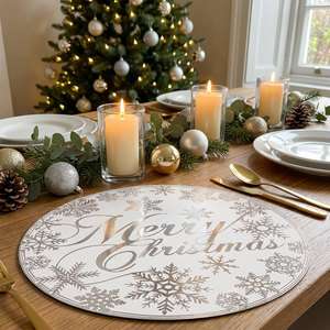 Individual Merry Christmas Silver