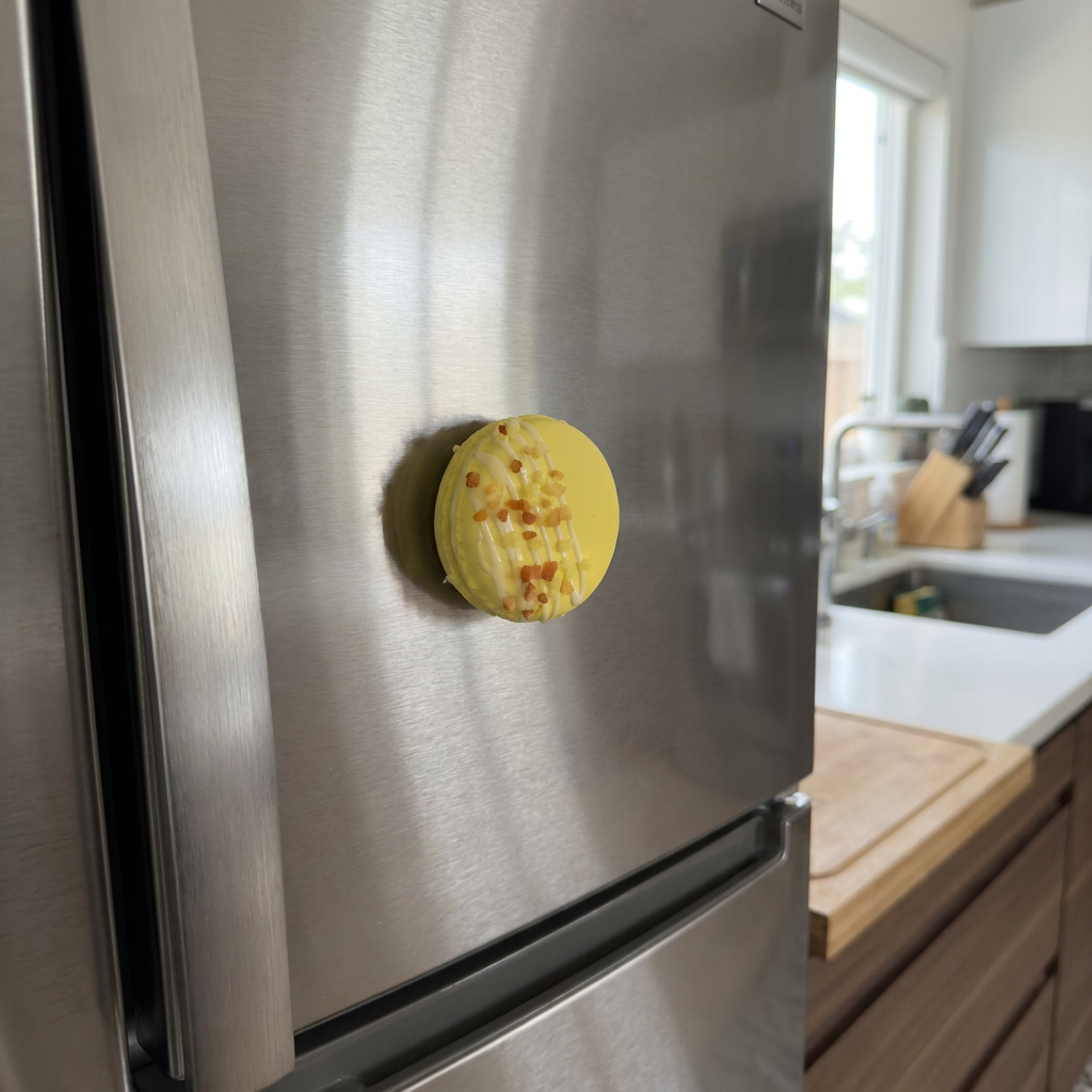 Imán Macaron Lemon Crunch