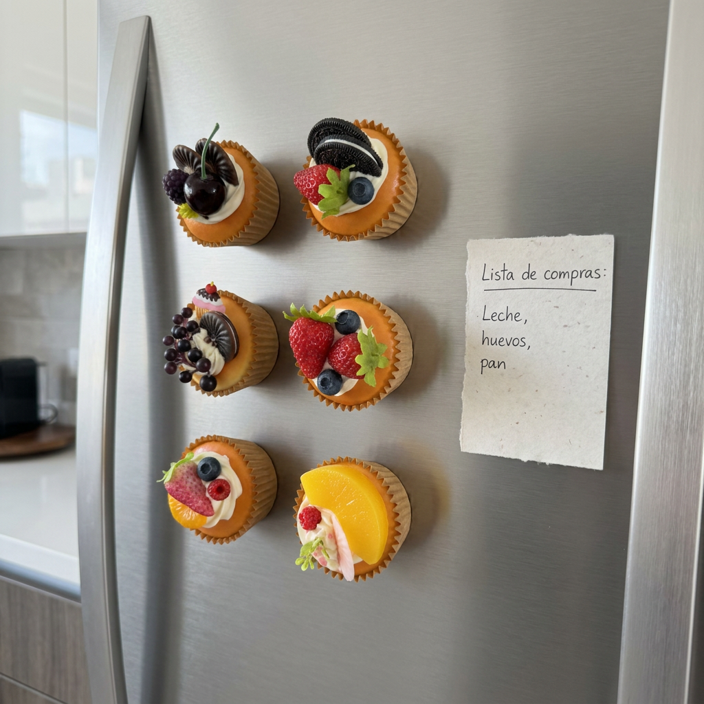 Imanes Cupcake Patisserie - Set x 6