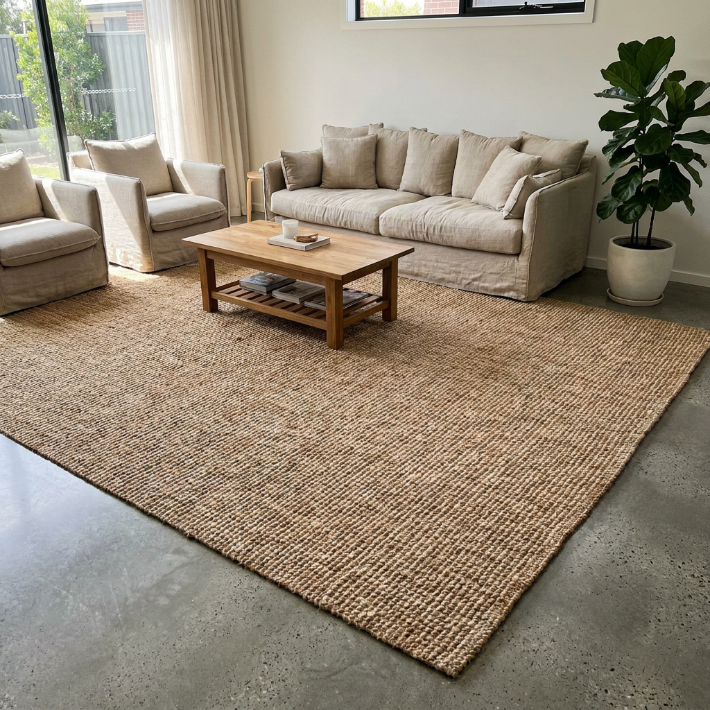 Alfombra de Yute Bucle 300 x 400 cm