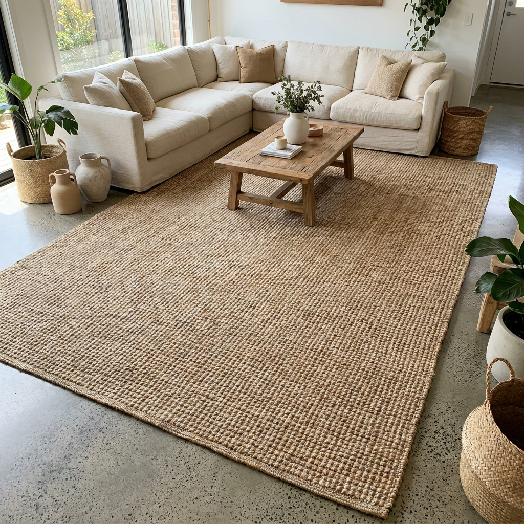 Alfombra de Yute Bucle 300 x 400 cm