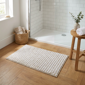 Alfombra de Baño Dot Beige 50x80 cm