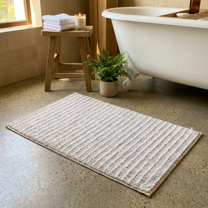 Alfombra de Baño Dot Beige 50x80 cm