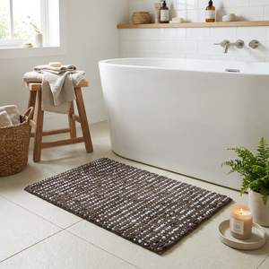 Alfombra de Baño Dot Chocolate
