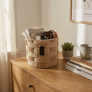 Canasto Storage Weave Redondo Mediano