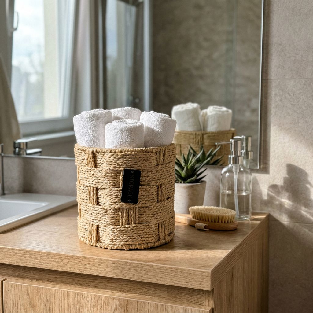 Canasto Storage Weave Redondo Chico