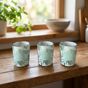 Set x3 Velas Sweet Fruity Green Apple