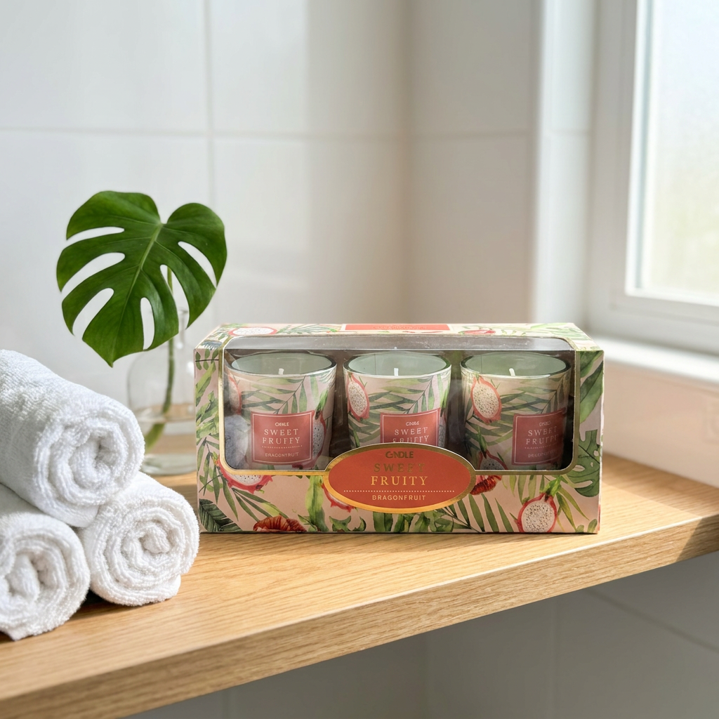 Set x3 Velas Sweet Fruity Dragonfruit