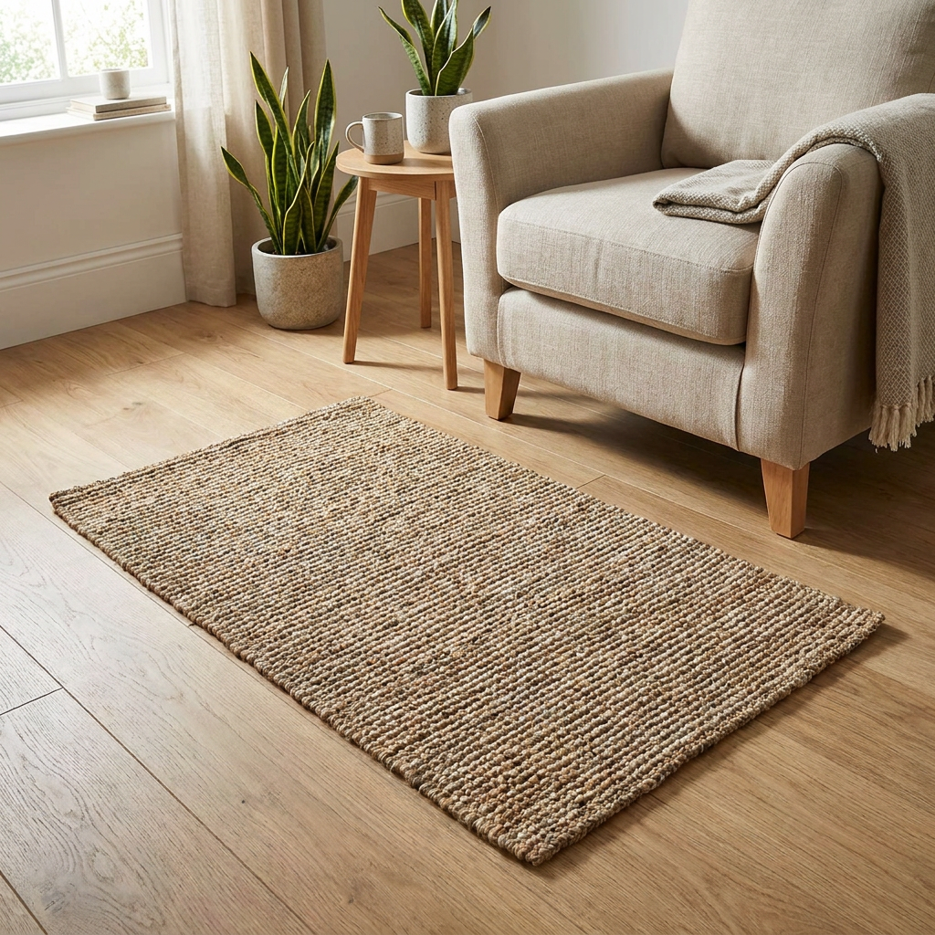 Alfombra de Yute Bucle 60 x 100 cm