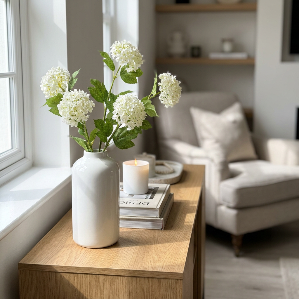 White Viburn Stem 80 cm
