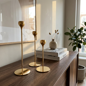Candelabro Gold Set x 3