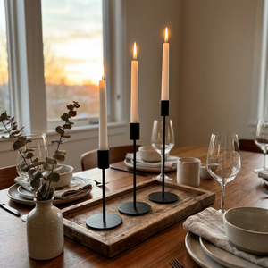 Candelabro Black Set x 3